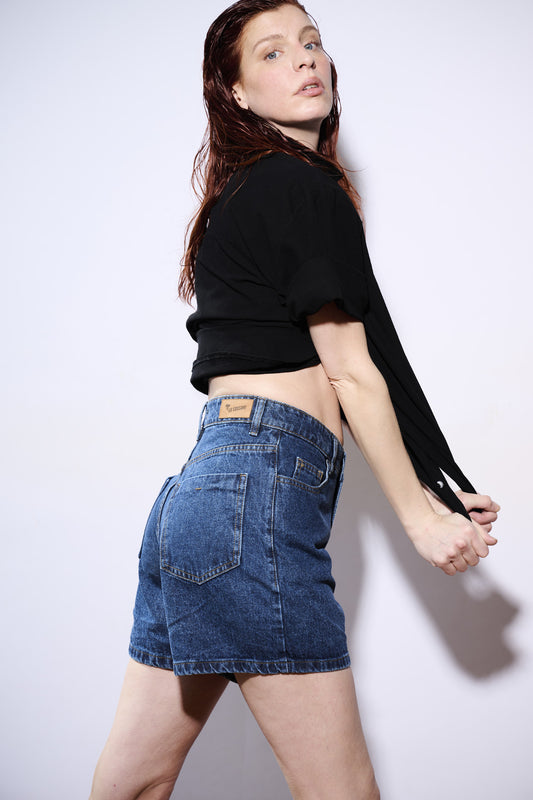 Short denim JEFA vintage blue