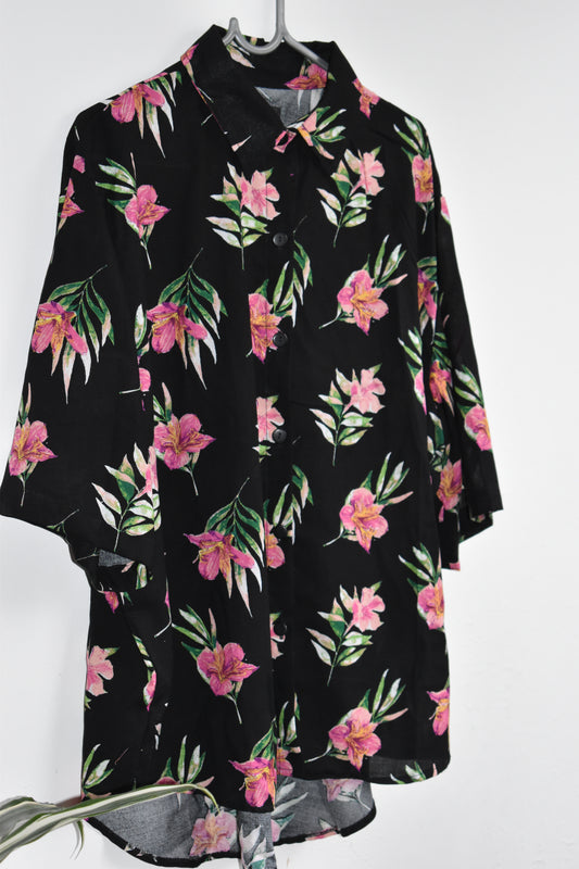 camisa flores
