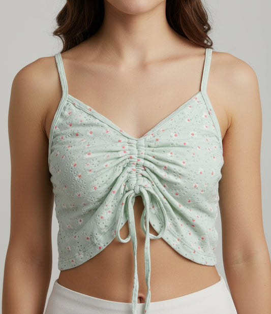 top frunce broderie margaritas