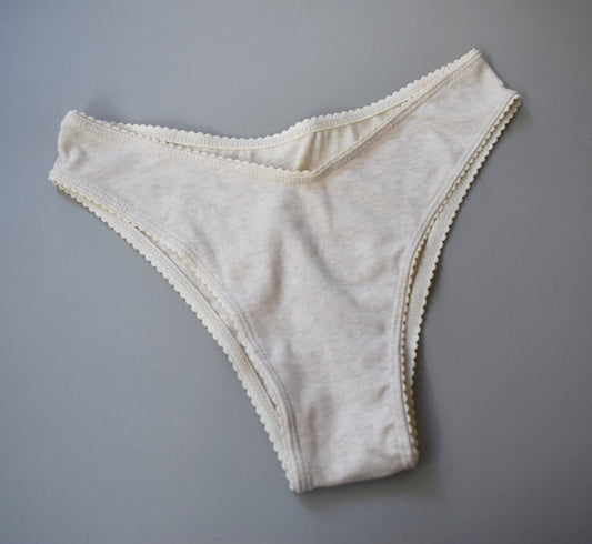 Vedetina ÁMBAR algodón beige melange