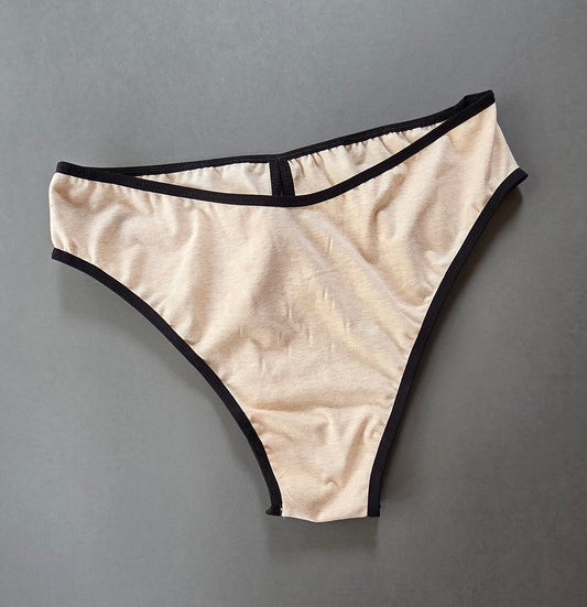Vedetina LÁGRIMA algodón beige melange