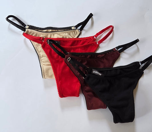 Pack x 4 tanga colaless UMA algodón