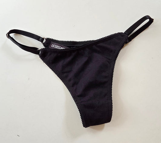 Tanga UMA algodón negro