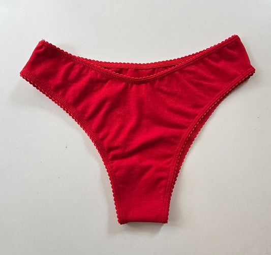 Vedetina ÁMBAR algodón rojo