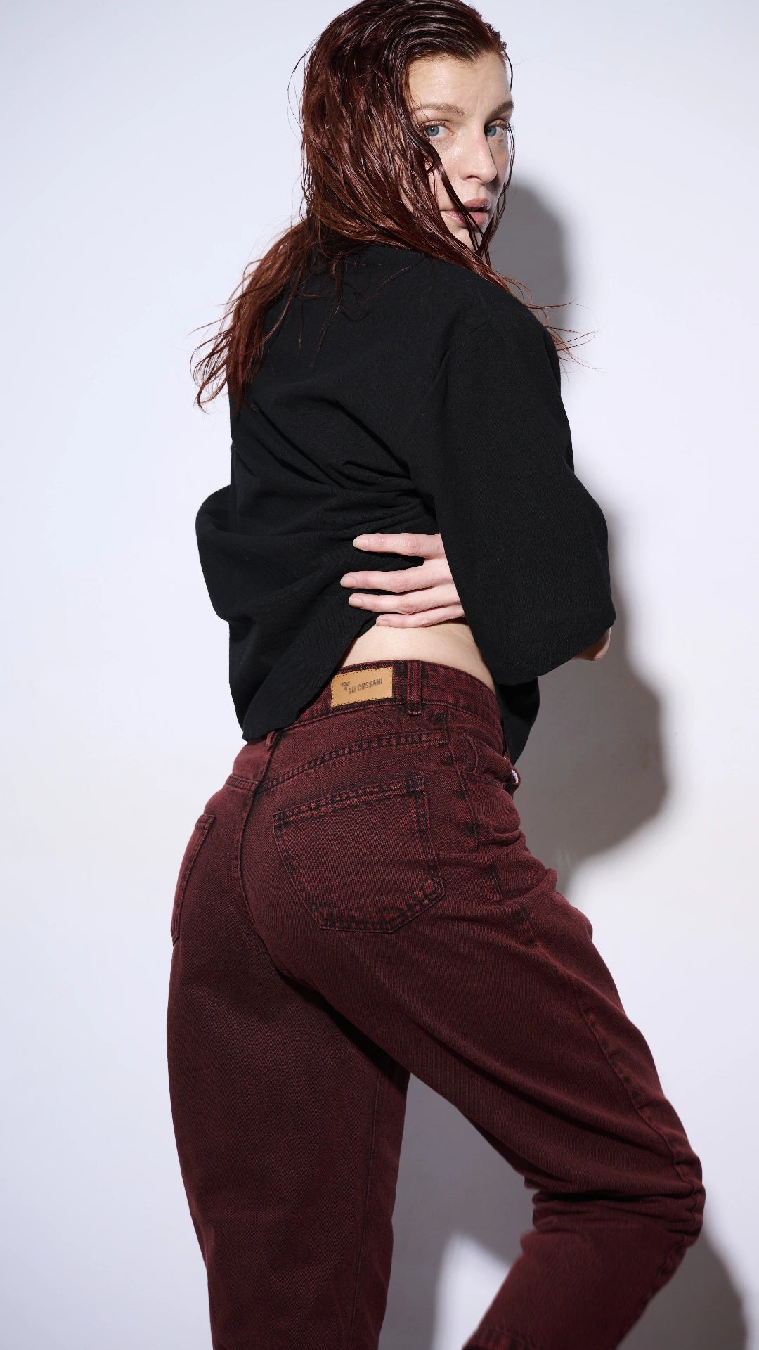 denim mom fit -Reina intensa